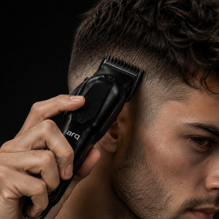 trimming facial hair